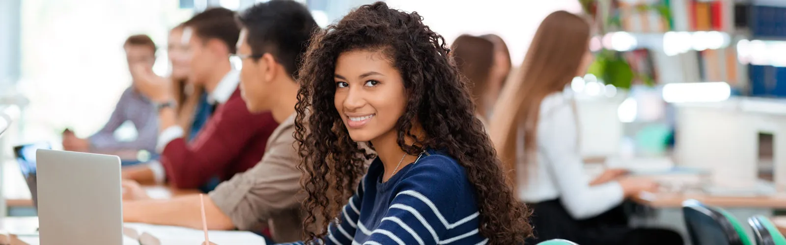 woman in a classroom