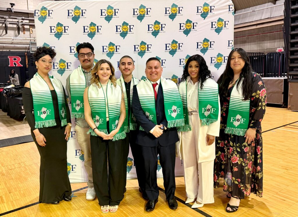 Students at the EOF state graduate achievement awards ceremony.